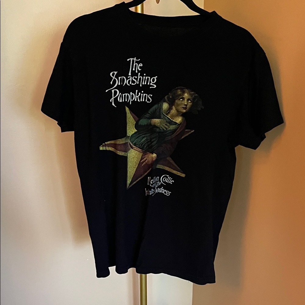 Black Smashing Pumpkins Graphic T-Shirt